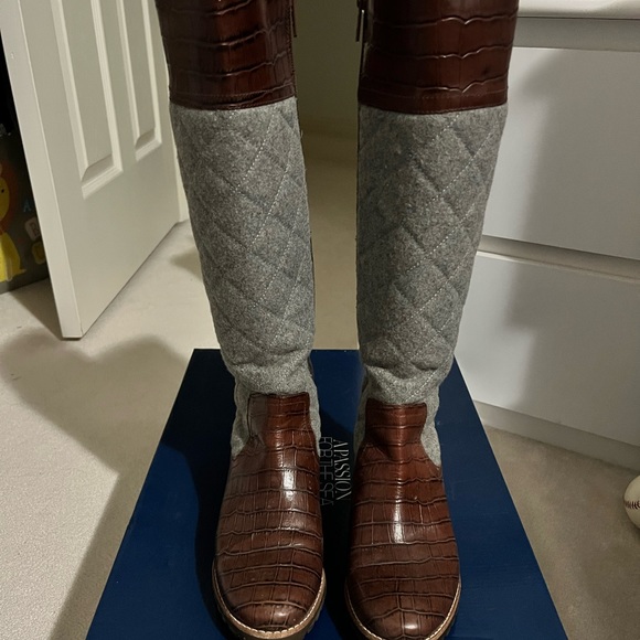 Sperry Essex Quilted Leather Riding Boots 6 - Picture 3 of 7